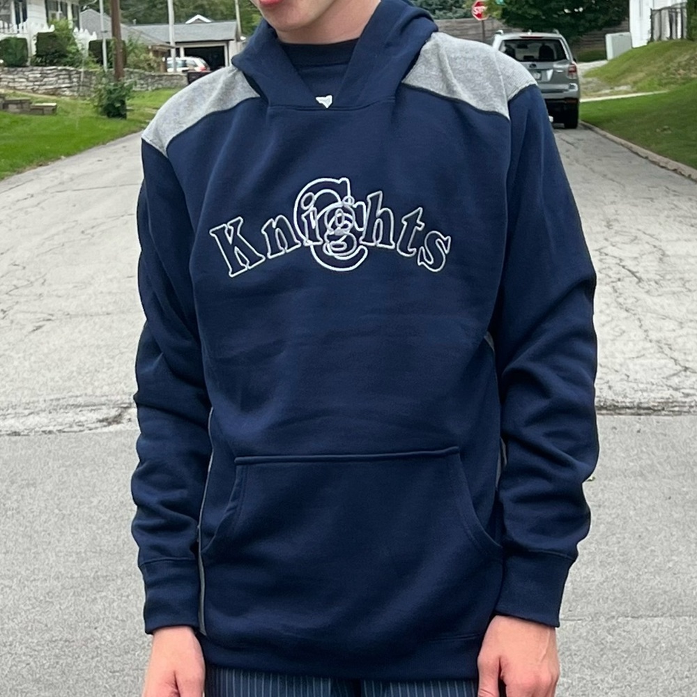 CC Knights Navy Blue Hoodie SZ M! NEW!